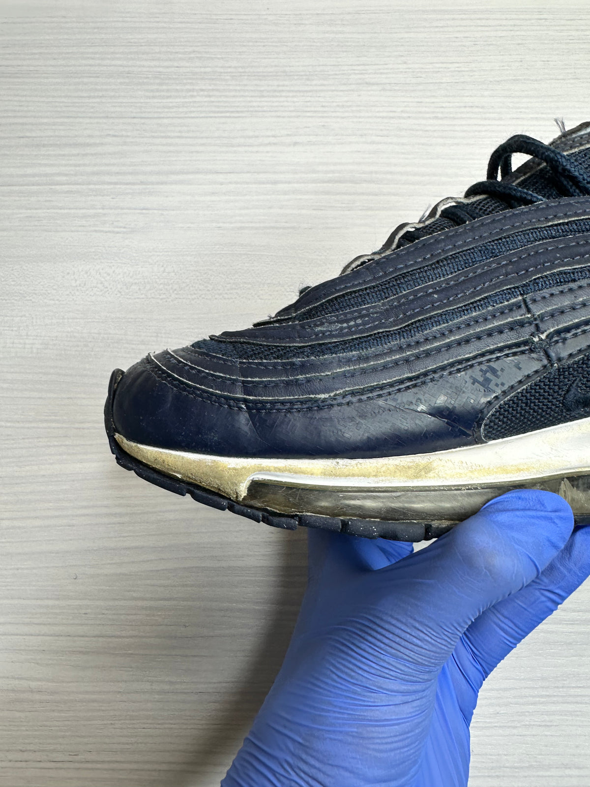Nike Air Max 97 Navy Blue White — UK 6