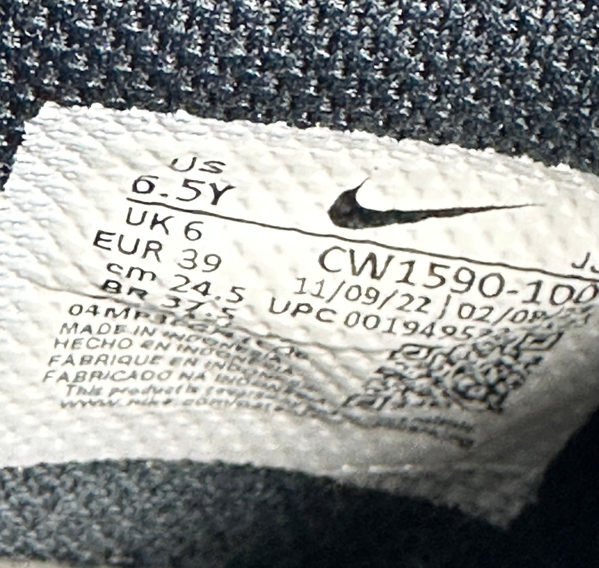 Nike Dunk Low Panda Black White - UK 6