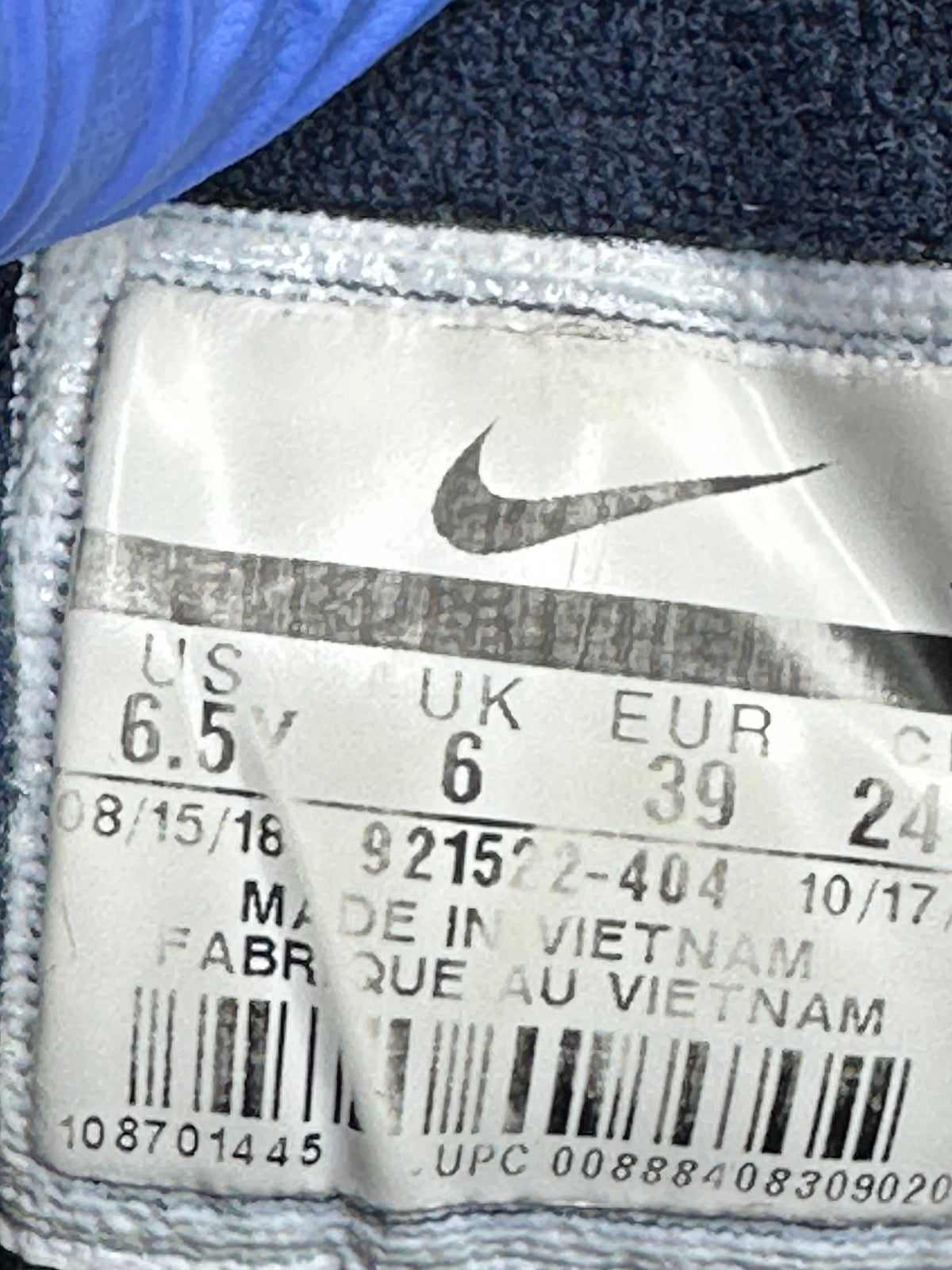 Nike Air Max 97 Navy Blue White — UK 6