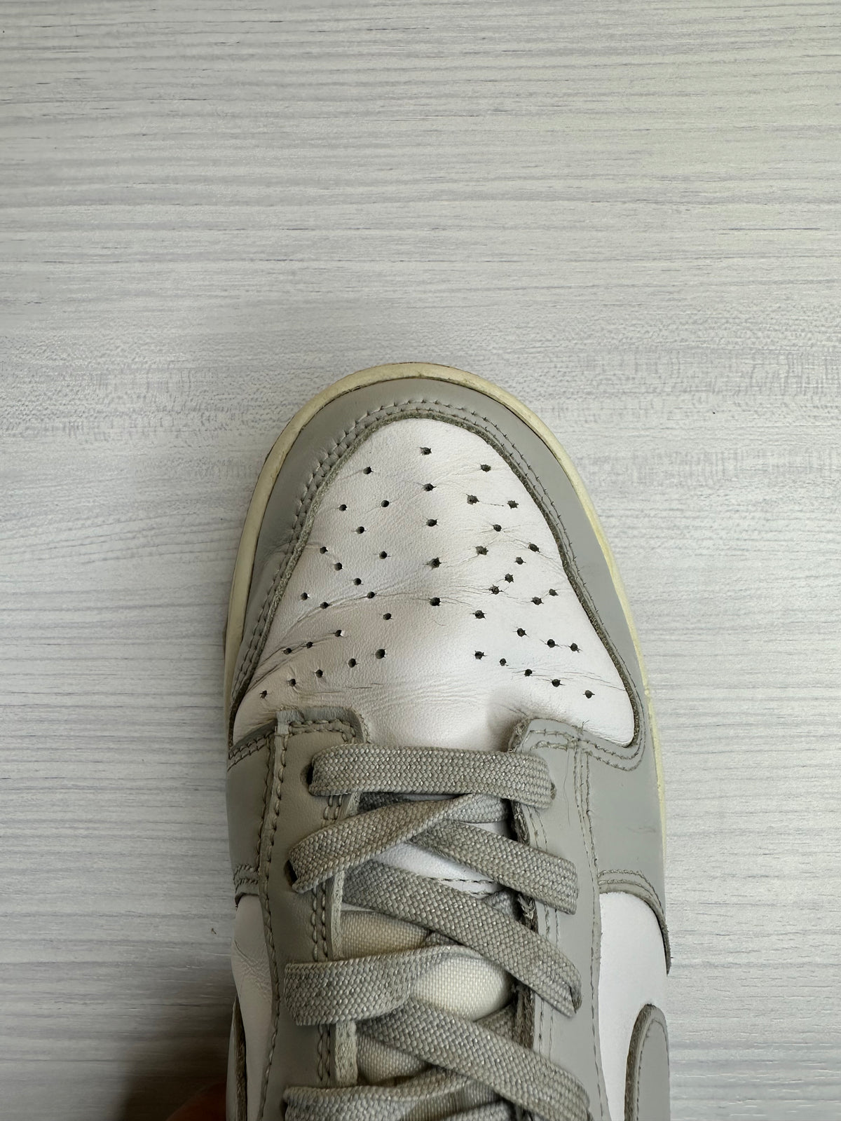 Nike Dunk Low Grey White - UK 7.5