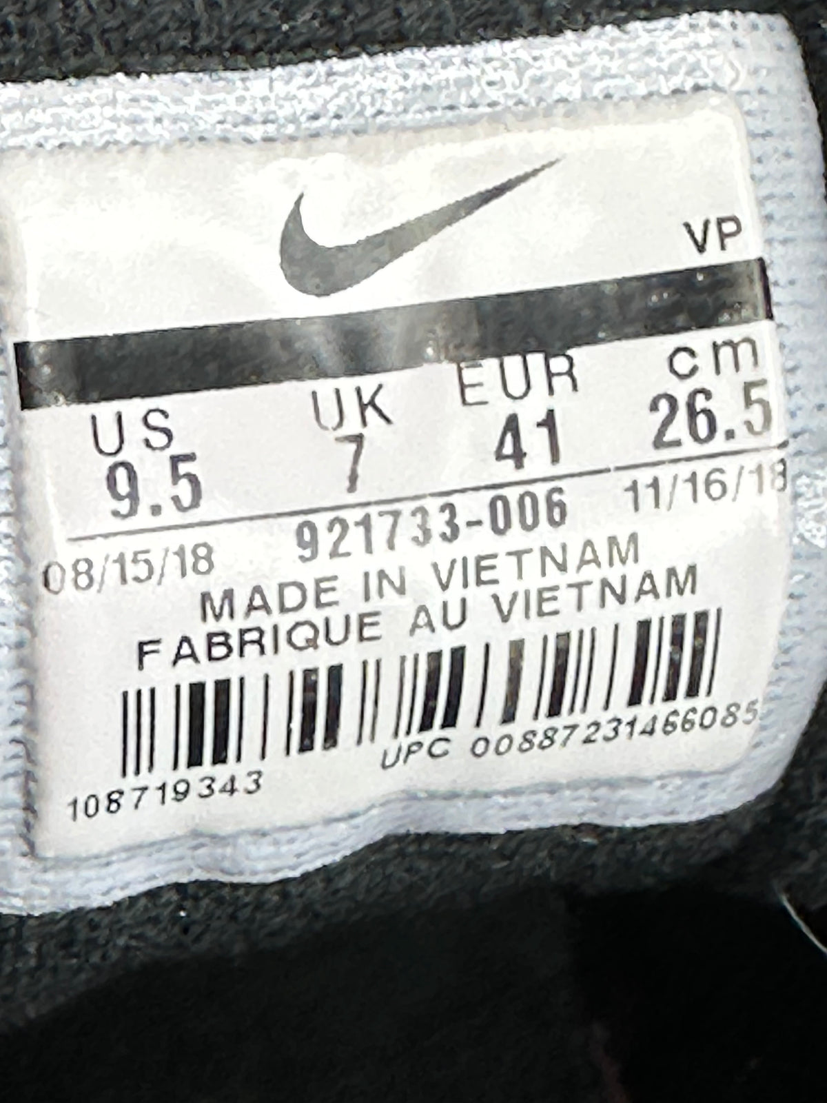 Nike Air Max 97 Black - UK 7