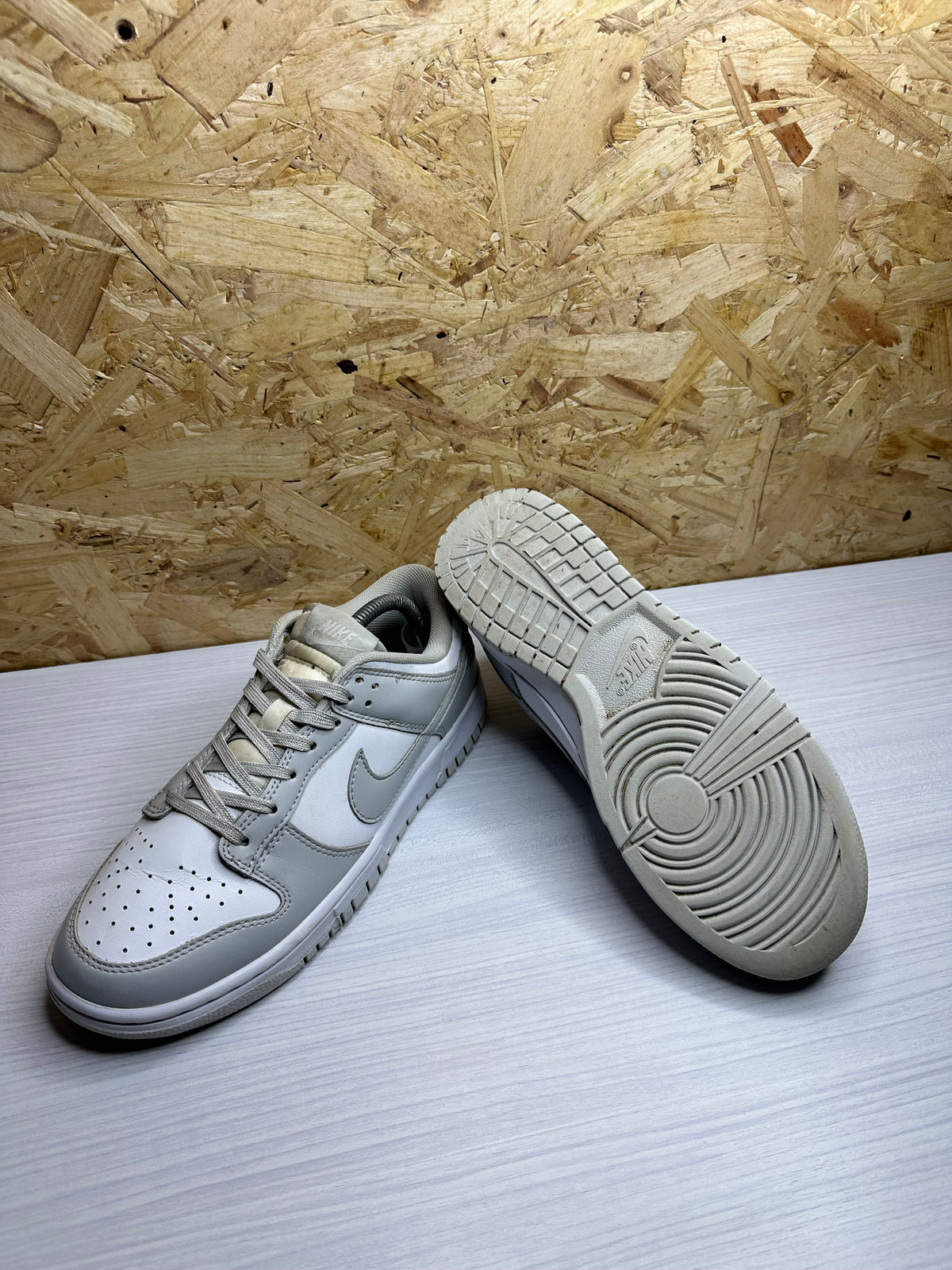 Nike Dunk Low Grey White — UK 7