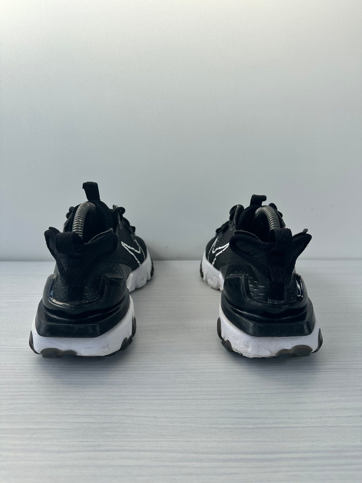 Nike React Vision Black White — UK 6.5