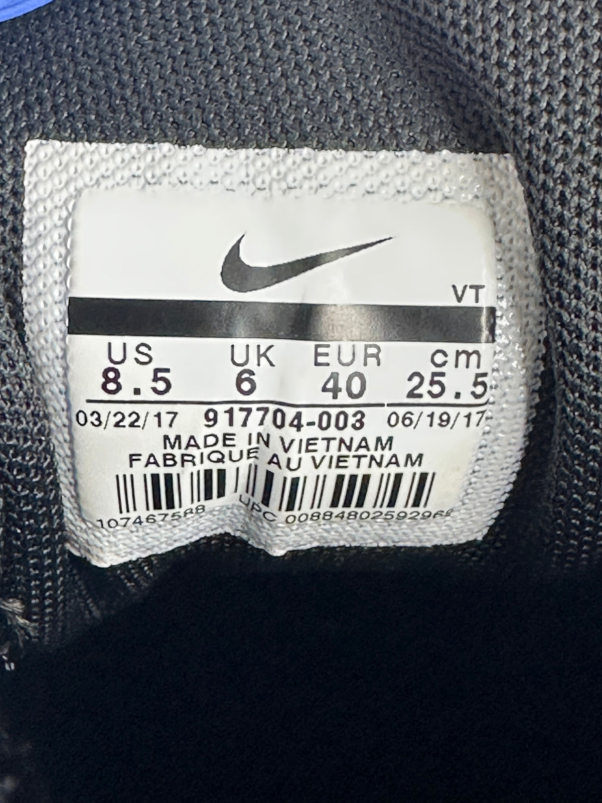 Nike Air Max 97 Ultra Navy Blue /White - UK 6