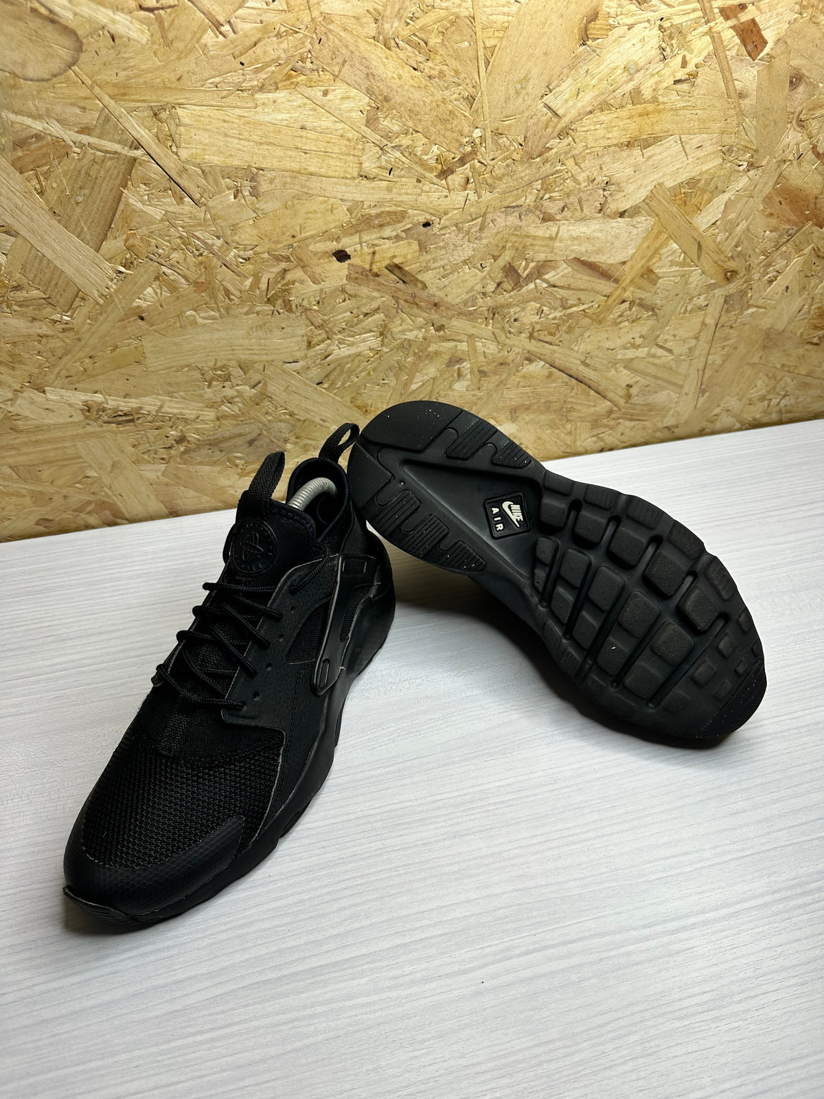 Nike Air Huarache Run Ultra Triple Black — UK 6