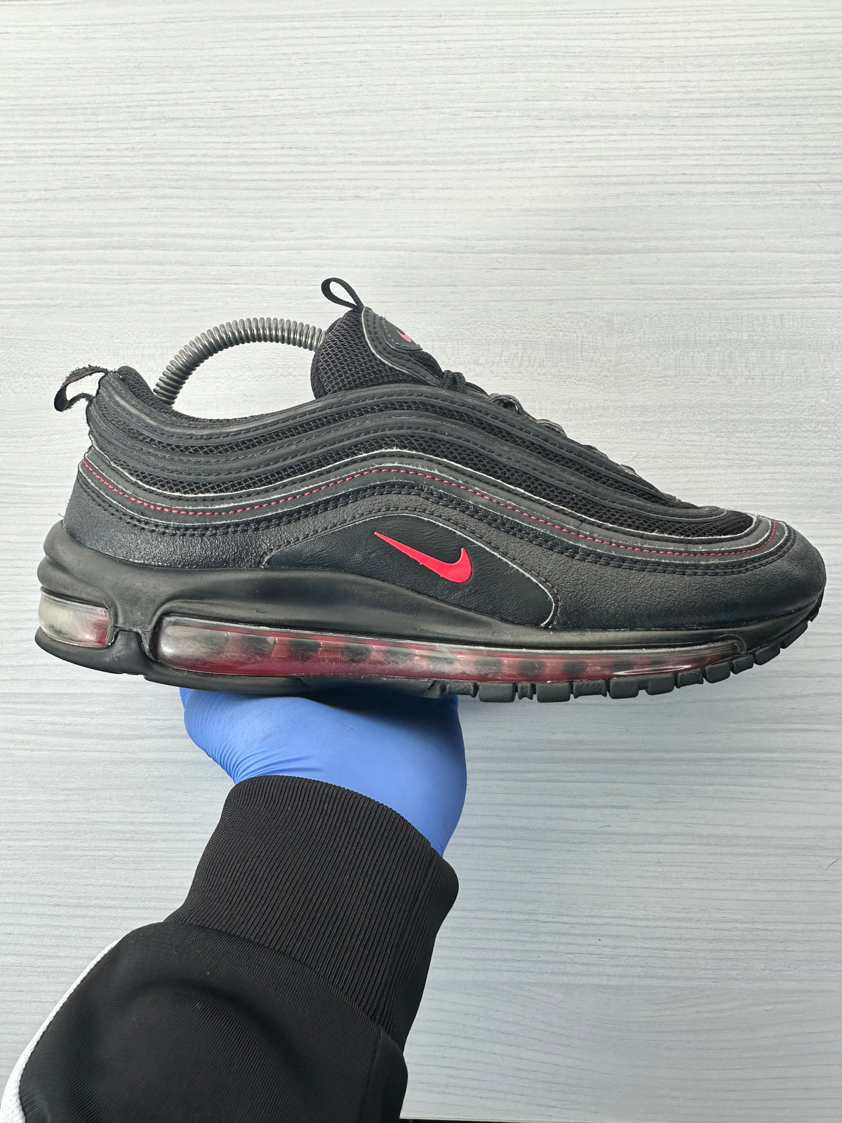 Nike Air Max 97 Black Red - UK 7.5