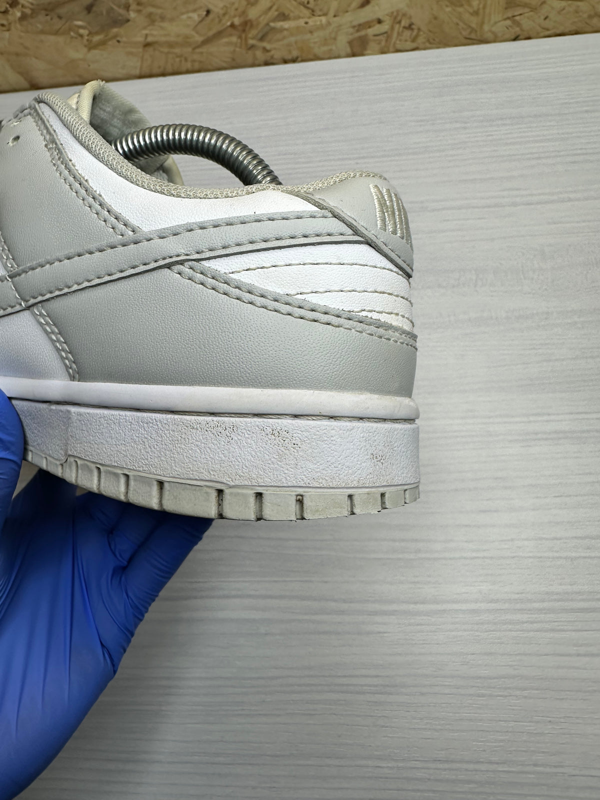 Nike Dunk Low Grey White — UK 7
