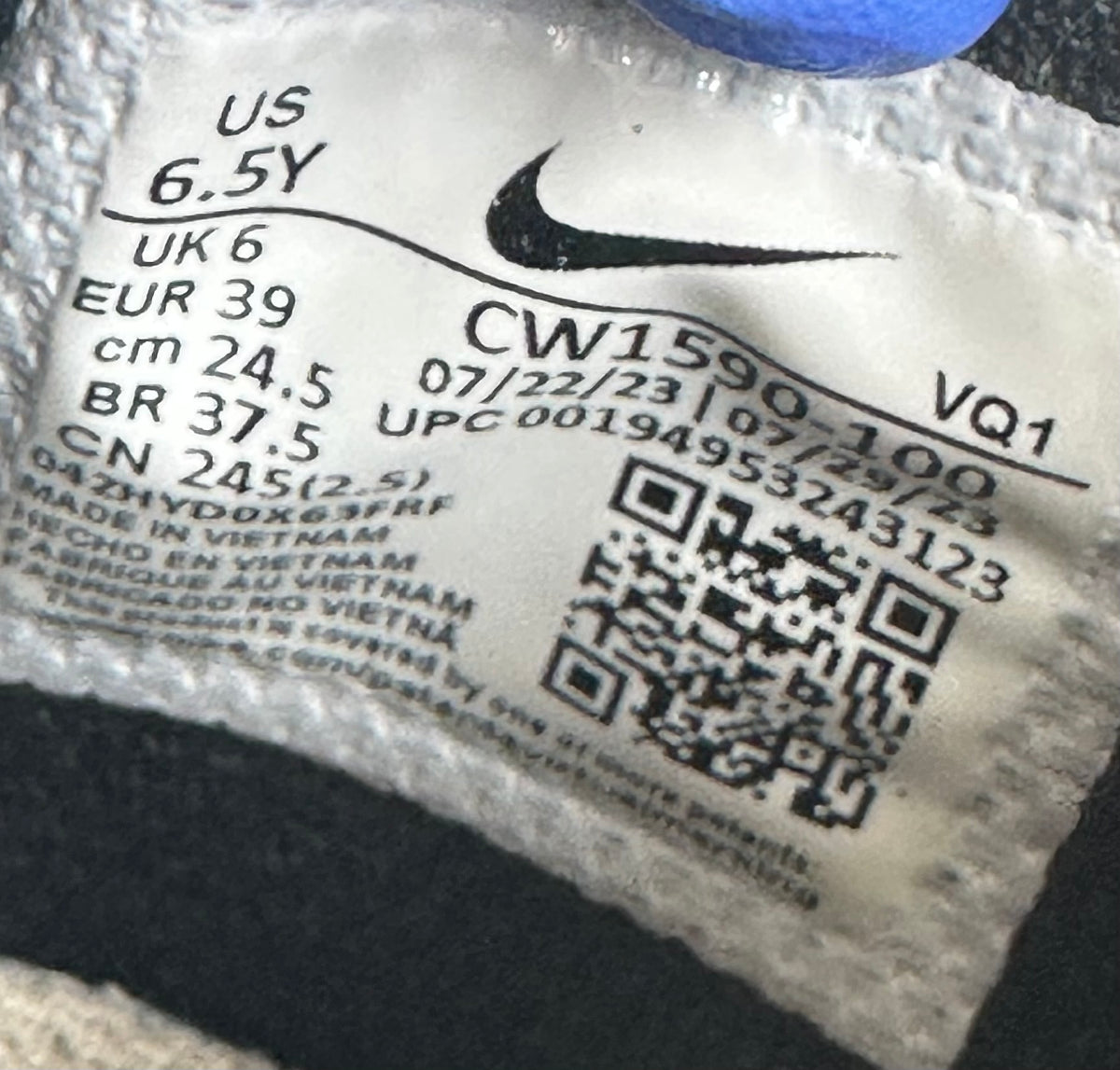 Nike Dunk Low Panda Black White - UK 6